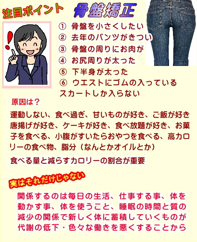 骨盤を小さくする為には運動する?、骨盤をベルトで締め付ける?
