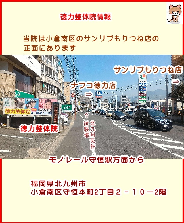 徳力整体院の地図