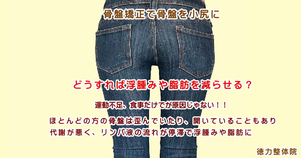 骨盤を小さくしていく為には