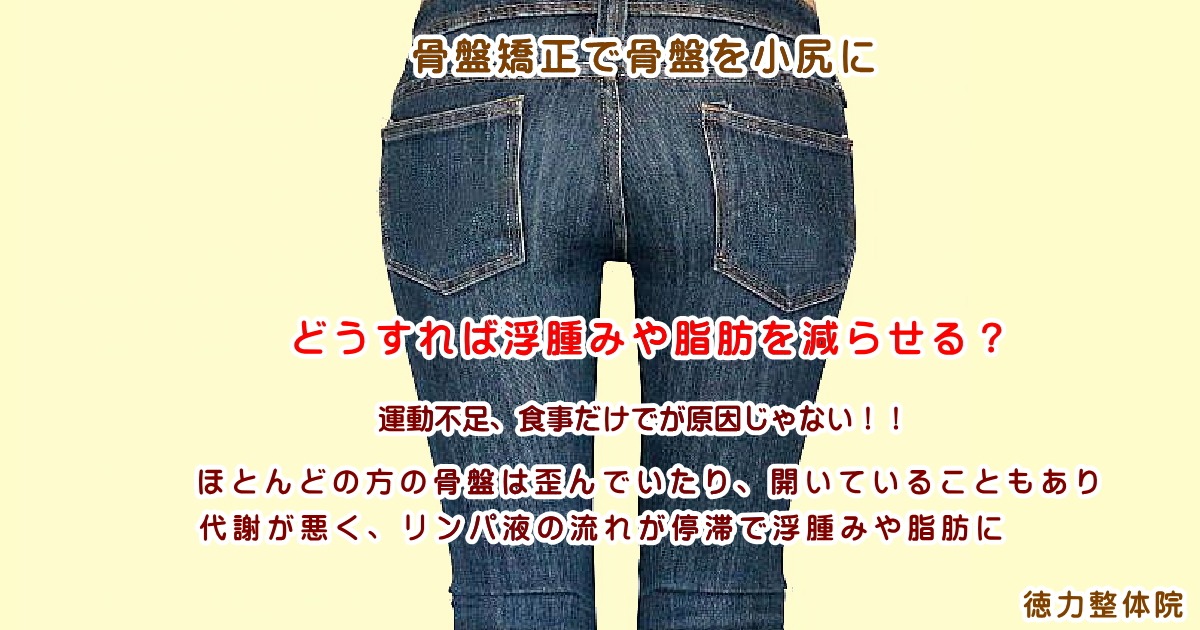 骨盤を小さくしていく為には