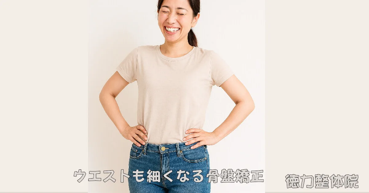 ほんとうに整えると骨盤が小さくなる