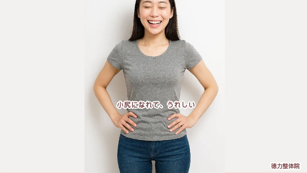 小尻になれるから喜ばれる