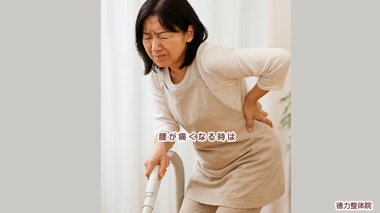 腰が痛い
