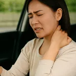 車の運転で肩が凝る